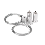 KIT DE SUSPENDARE CORP DE ILUMINAT LINIAR 1M (2Buc/set)