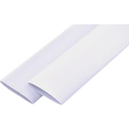 Tub termoretractabil 25/12,5 alb 1M Enext