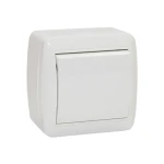 Întrerupător unitar aparent cu iluminare alb 10A IP44 220V Elmos