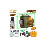 NIVELA LASER MULTI-LINIE 0-35MM VERDE INGCO