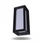 Фасадный фонарь 10В 3000K черный уличный 260x12x115mm 220V металл LUMINA LED