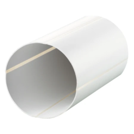 Canal de ventilare alb PVC 1000 x 125 mm Ventika