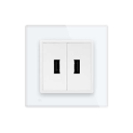 Priză dublă HDMI de date albă rita Mutlusan