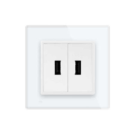 Priză dublă HDMI de date albă rita Mutlusan