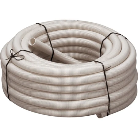 Гофрированная трубка серый 25MM ПВХ