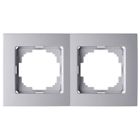 Рамка 2-я металический touran NILSON