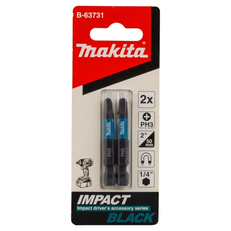 SET 2 BITI IMPACT HEX 1/4 PH3 50MM MAKITA