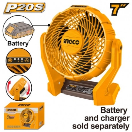 VENTILATOR FARA ACUMULATOR INGCO