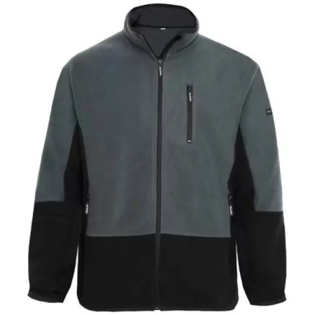 HANORAC 100 POLI (FLEECE) GRI/NEGRU/ROSU L