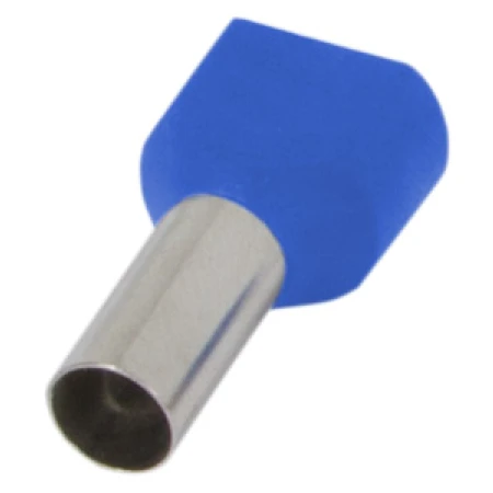 Изолированный наконечник синий 2*0,75 MM Enext