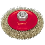 Проволочная щётка круглая 100mm Yato