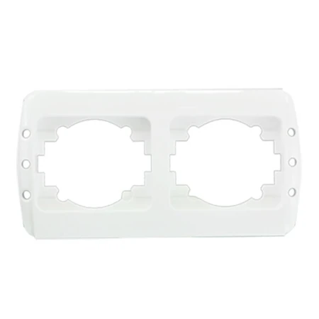 Ramă dublă albă jasmin Elmos