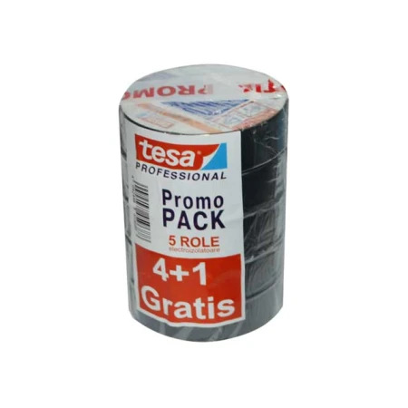 Bandă izolantă negru 20m*19mm 4+1 Tesa