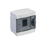 Щит для автоматов 4 модулей белый пластик Depa