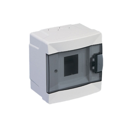 Щит для автоматов 4 модулей белый пластик Depa