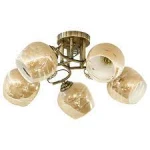 Lustră 60W aurie 220V IP20 E27 Elmos