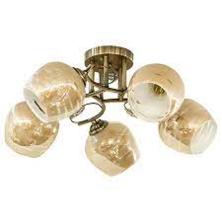 Lustră 60W aurie 220V IP20 E27 Elmos