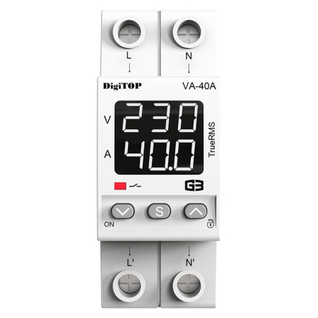 RELEU CONTROL TENSIUNE CU ECRAN DIGITAL 2P 63A DIGITOP