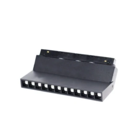 Projector LED magnetic pe șină 12W negru 4500 K Elmos