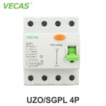 INTRERUPATOR DIFERENTIAL UZO/SGPL 4P 40A 30mA 6kA tip AC, VECAS