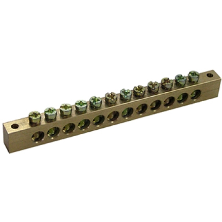 Șină zero izolată 20A 12P