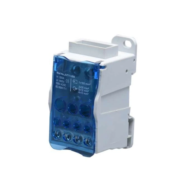 BLOC DE DISTRIBUTIE PE DIN 500A INT.1*3x15..IES.2*6 ENEXT BLOC DE DISTRIBUTIE PE DIN 500A INT.1*3x15..IES.2*6 ENEXT