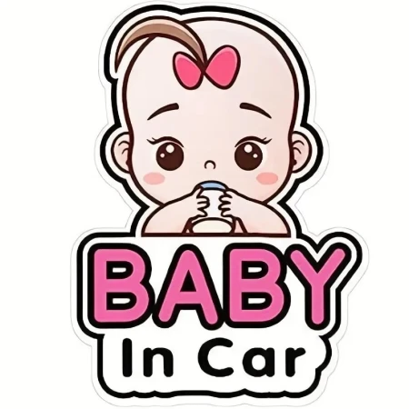 Autocolant baby in car