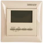 Цифровой термостат бежевый Rexant