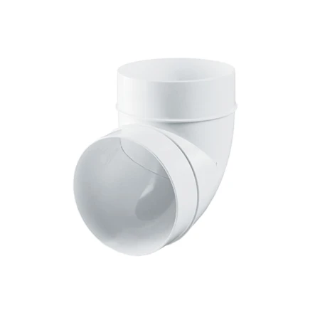 Conector de aeroduct alb plastic 137 x 30 x 100 mm Ventika