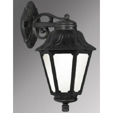 Felinar de fațadă negru de exterior 450X275MM 220V E27 metal IP44 Fumagalli
