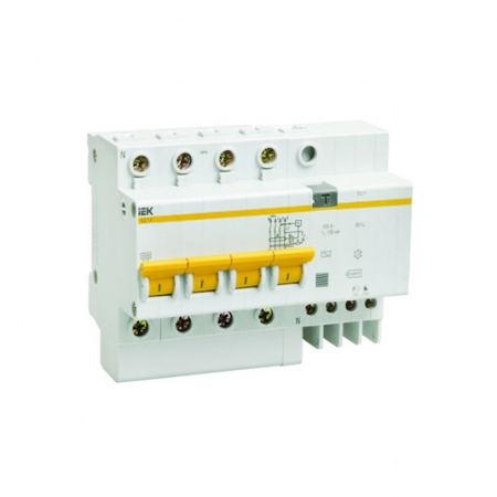 Диференциальный автоматический выключатель 40A 4P ИEK