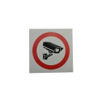 Indicator 150x150mm atenție, videoregistrare