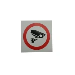 Indicator 150x150mm atenție, videoregistrare