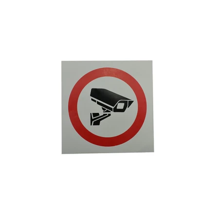 Indicator 150x150mm atenție, videoregistrare