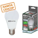 Bec LED 9W 4000K E27 A60 cu sensor TDM