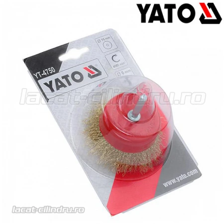 Щётка крацовка 75mm Yato