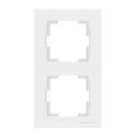 Ramă dublă verticală albă rita Mutlusan