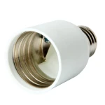Adaptor soclu alb din Е14 în E40 Enext