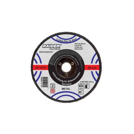 DISC METAL 125x1.0x22.2mm RAIDER