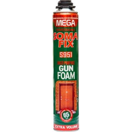 SPUMA POLIURITANICA PENTRU PISTOL 850ML/65L MEGA SOMAFIX