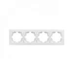 Ramă cu 4 locuri albă jasmin Elmos