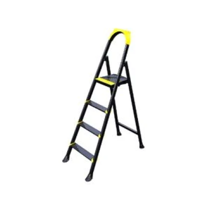 SCARA PLIABILA DIN OTEL NEAGRA 3+1 LEO EUROSTEP