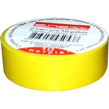 Изолента желтый 20m PVC Enext
