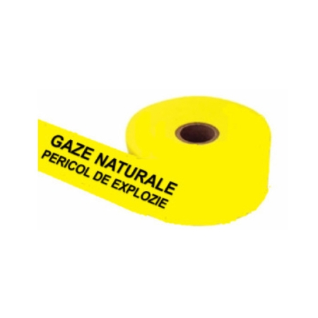 BANDA DE AVERTIZARE GAZ 15CM 500M