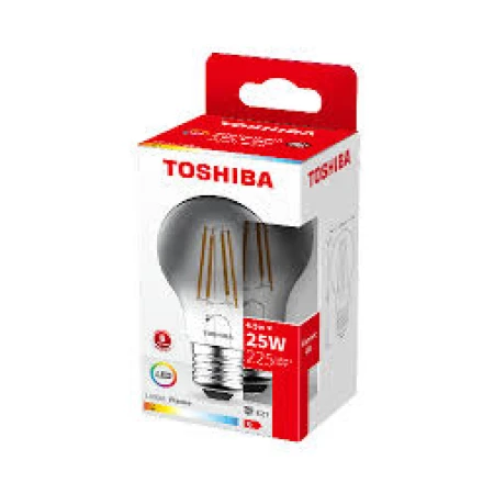 Bec LED cu filament 4,5W 1800K E27 A60 Toshiba