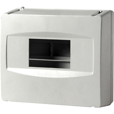 Распределительный шкаф 4 модулей серый пластик Enext