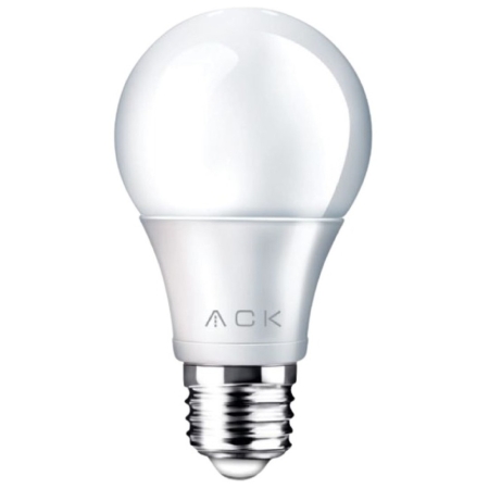 Светодиодная лампа 9В 6500K E27 A60 ACK