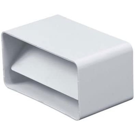 Conector de aeroduct alb plastic 55 x 110 x 66 mm Ventika