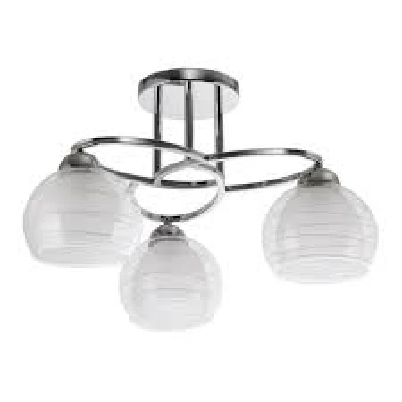 Lustră 40W albă 220V E27 3 Elmos