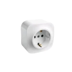 Priză cu împământare albă aparentă 16A IP44 220V forix Legrand